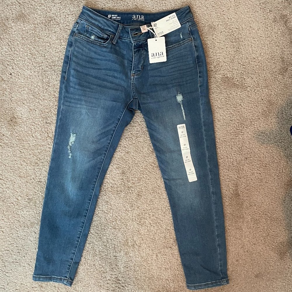 Mid Rise Ankle Skinny Jeans